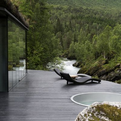 Juvet Landscape Hotel, Valldal. Photography by Chris Tonnesen, Norway