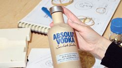 Absolut unveils single-mould paper-based vodka bottles