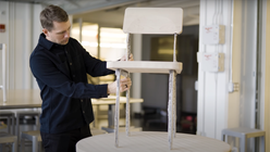 MIT unveils 3D-printed furniture made from liquid recycled aluminium