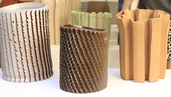 Raw power: Ceramic form follows process in Milan